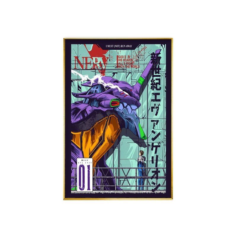 Anime Merchandise Types - Poster Anime EVA-01 TEST TYPE, Decorazione
