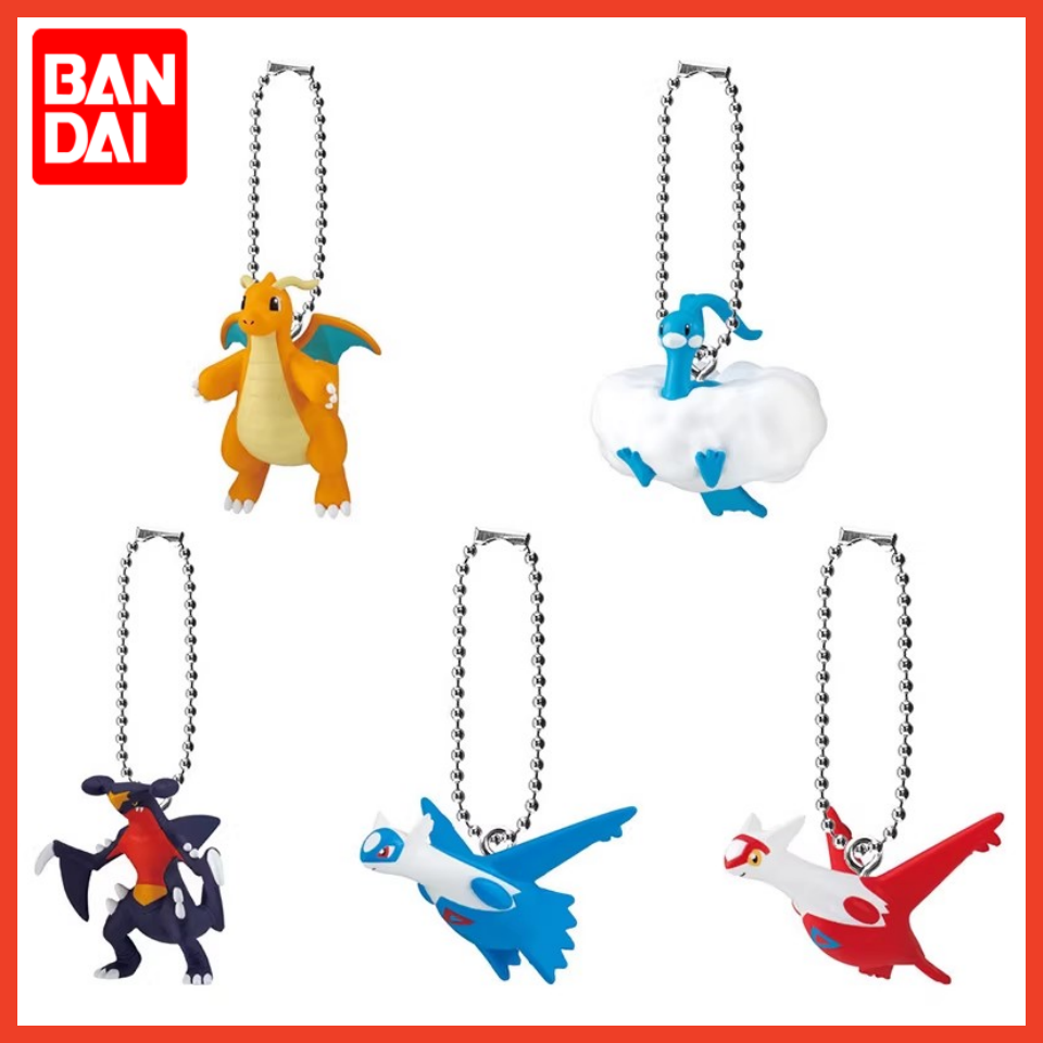 Anime Merchandise Types - Bandai Gashapon Pokémon: Dragonite, Garchomp, Latias,