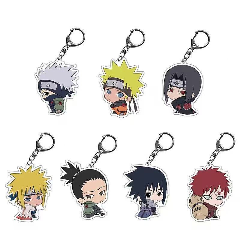 Anime Merchandise Wholesale - Portachiavi in acrilico con personaggi di