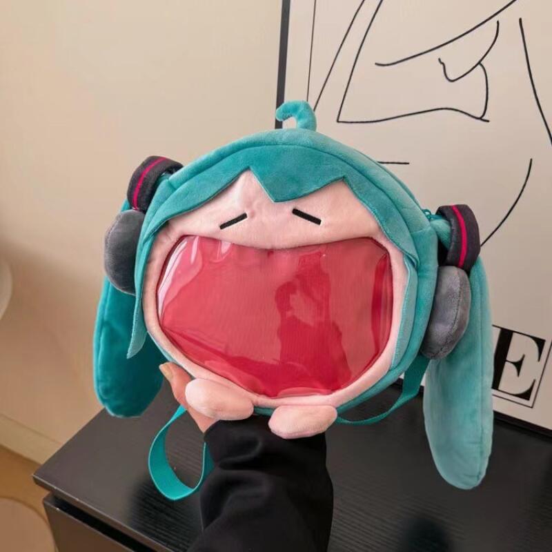 Anime Merchandise Bag - Borsa a Tracolla in Peluche Stile