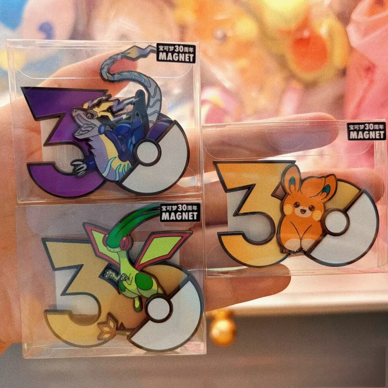 Anime Merchandise Types - Magnete da Frigorifero Originale Pokémon PTCG