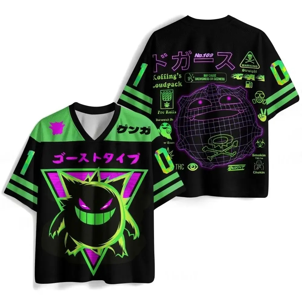Popular Anime Merchandise - T-shirt Gengar stampata a maniche corte