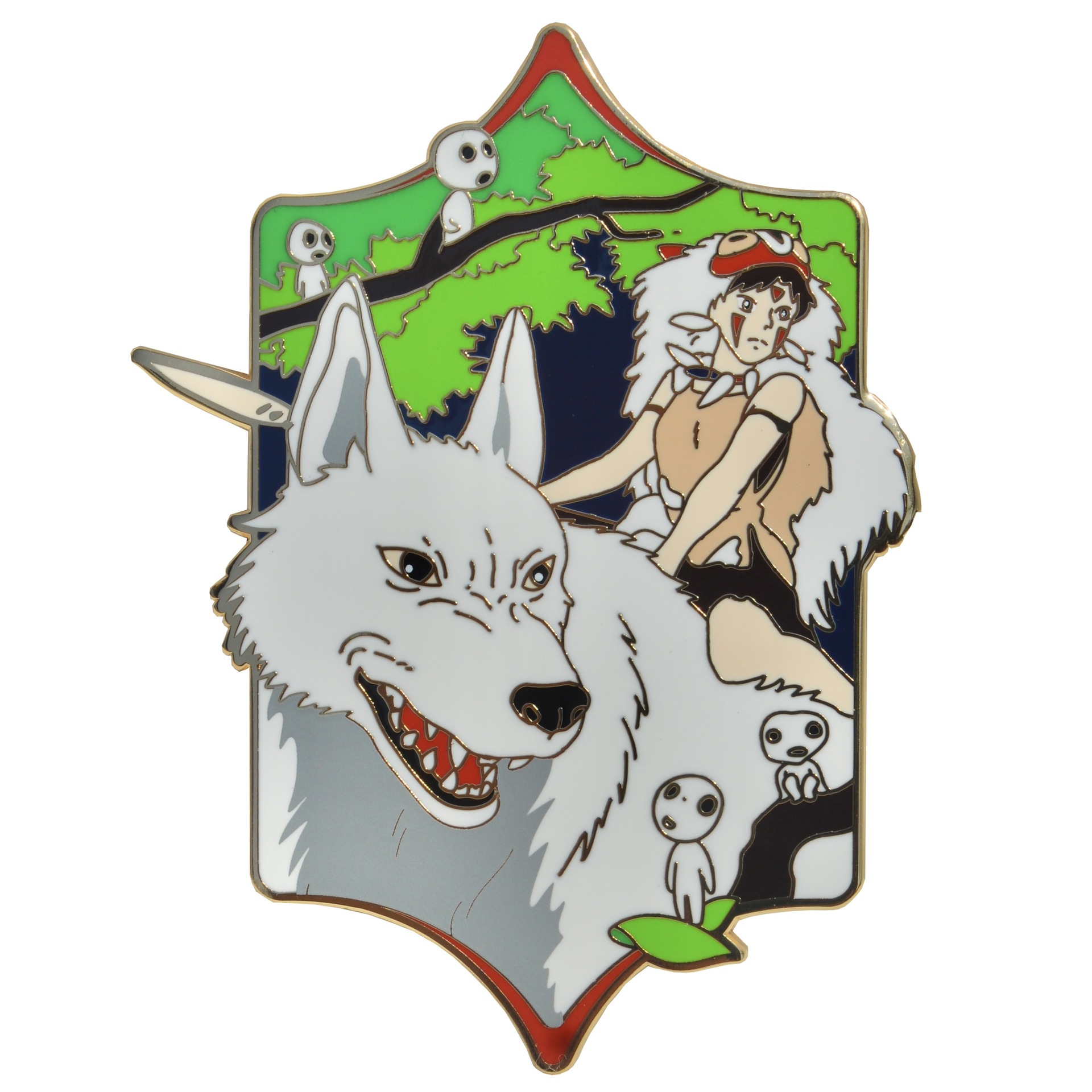 Anime Merchandise In Japanese - Anime Merchandise Mononoke Spilla Principessa Distintivo