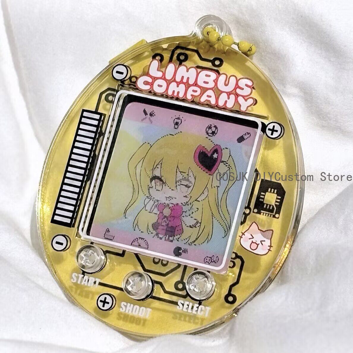 Anime Merchandise Bag - Portachiavi Tamagotchi Kawaii in Acrilico con