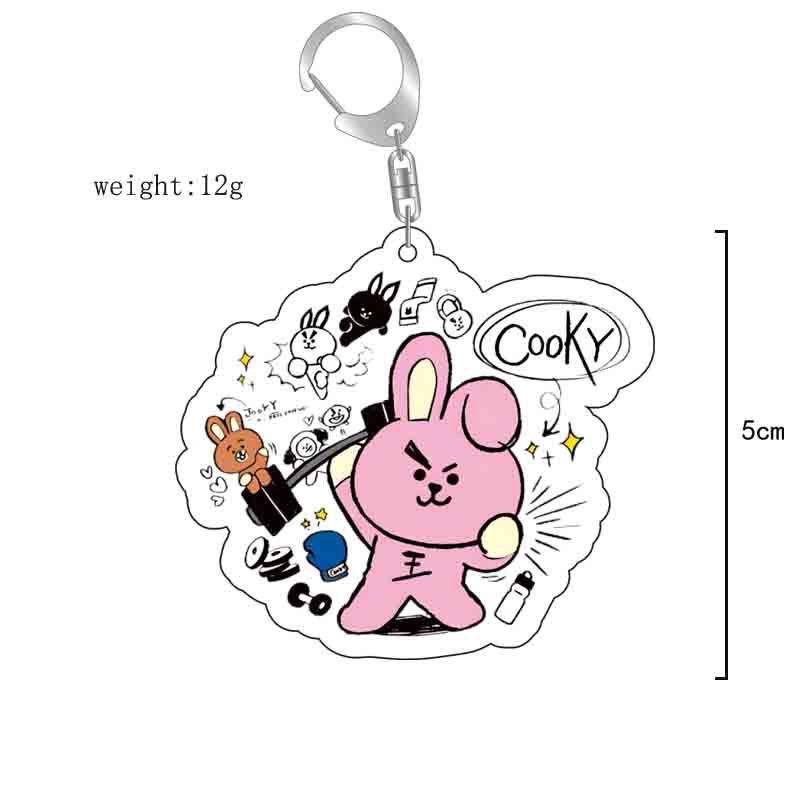 Portachiavi in acrilico BT21 a - Anime Merchandise Wholesale recensione e prezzo