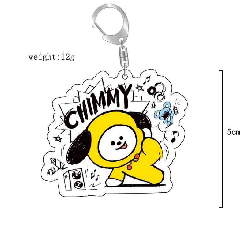 Portachiavi in acrilico BT21 a - Anime Merchandise Wholesale recensione e prezzo