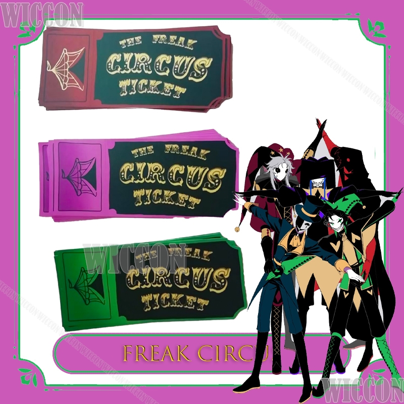 Freak Circus Ticket Card Rosso - Anime Merchandise In Japanese recensione e prezzo