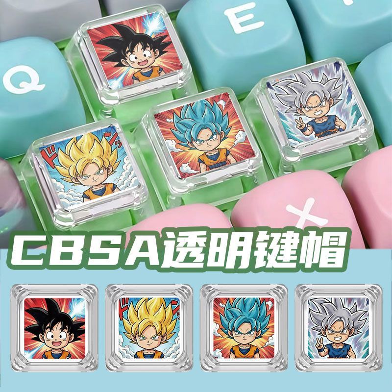 Keycaps Dragon Ball Super Saiy - Anime Merchandise Wholesale recensione e prezzo