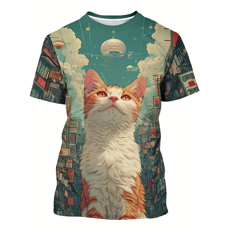 T-shirt divertente modello gat - Popular Anime Merchandise recensione e prezzo