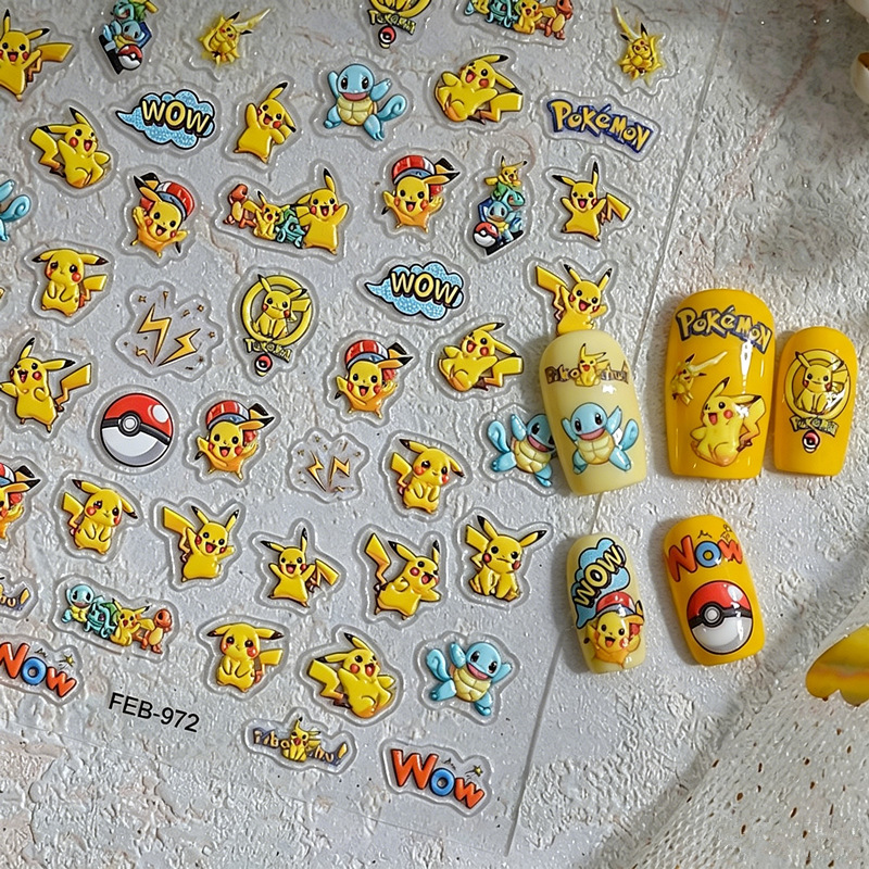 Adesivi per Unghie 5D in Rilie - Anime Merchandise Nepal recensione e prezzo