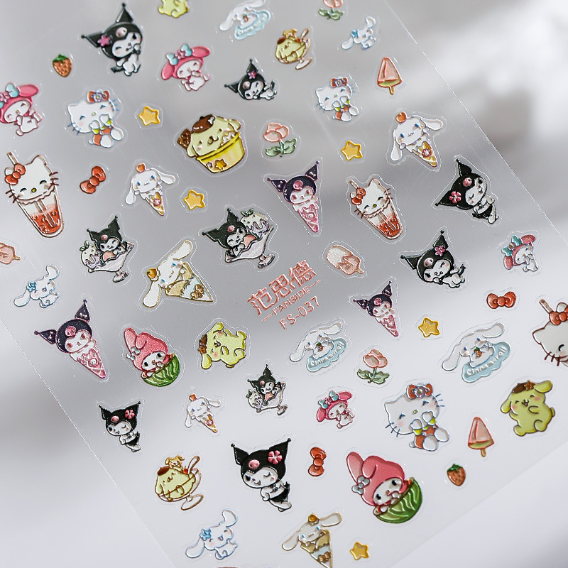 Nuovi Adesivi per Unghie Carto - Anime Merchandise Nepal recensione e prezzo