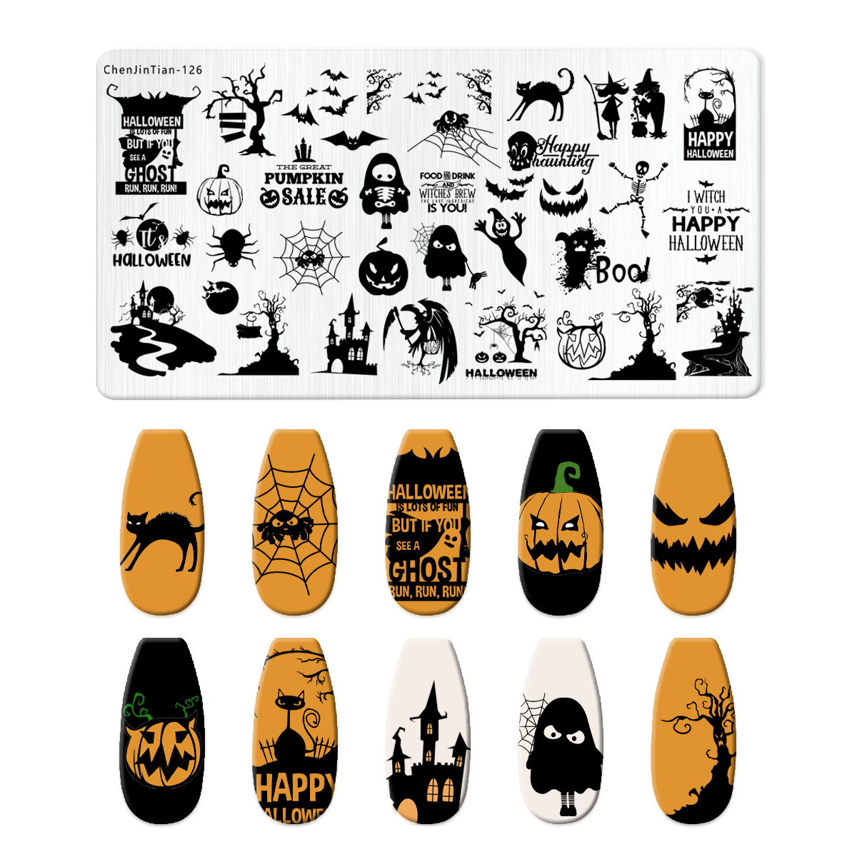 Cartoon Halloween Nail Art Sta - Anime Merchandise Nepal recensione e prezzo