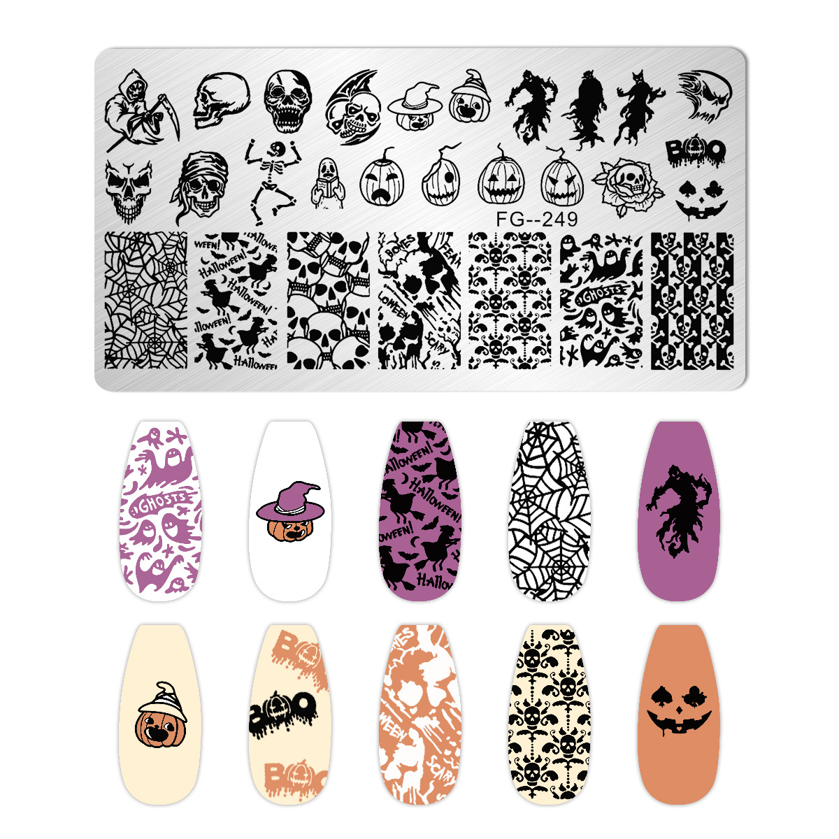 Cartoon Halloween Nail Art Sta - Anime Merchandise Nepal recensione e prezzo